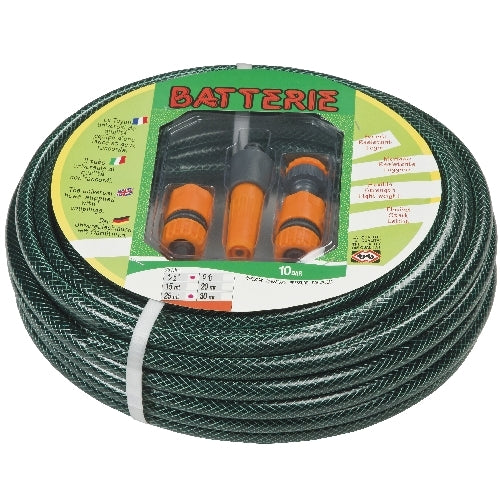 Puutarhaletku 1/2" x 25m + liittimet Batterie