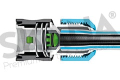 Pikaliitin Ø 19mm (STOP)