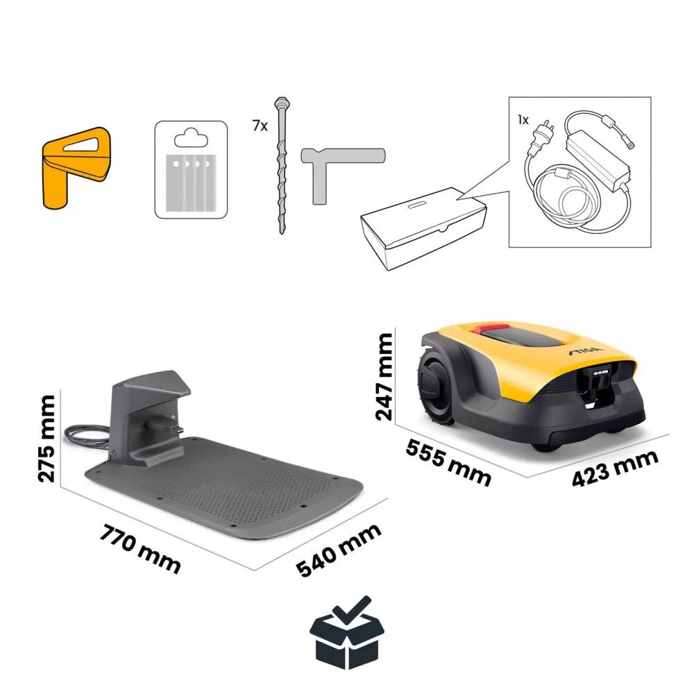 Stiga A 10v robottiruohonleikkuri